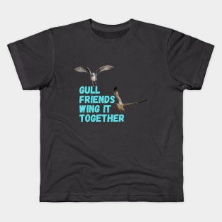 Gull Friends Wing It Together Kids T-Shirt